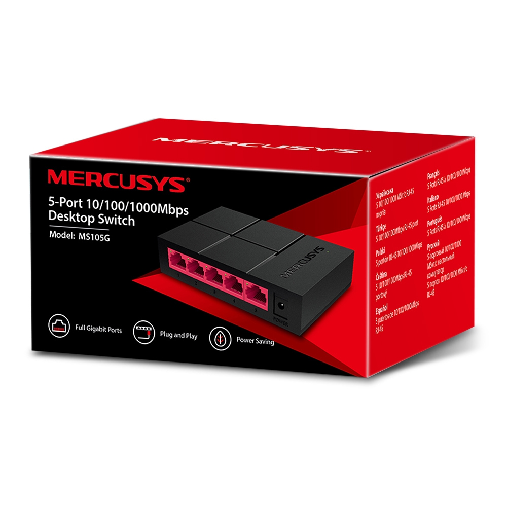 Mercusys 5-Port 10 100 ps Switch MS105G — 3