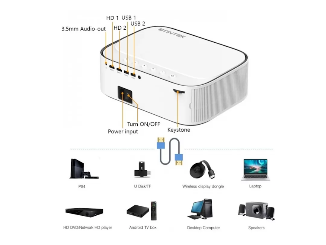 Проектор Byintek K45 Smart — 3