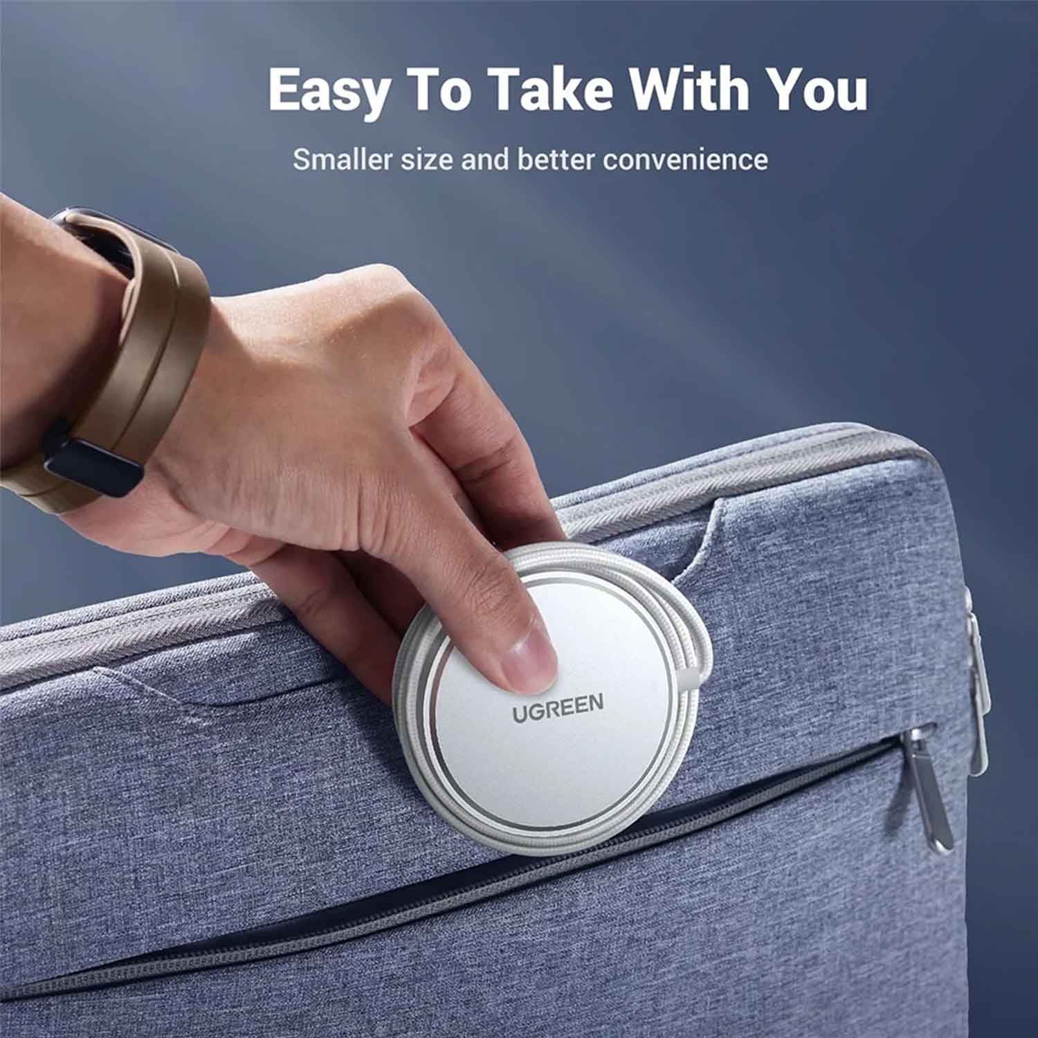 Cable UGREEN Magnetic Wireless Charger USB-C 35565 15W — 4