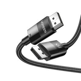 Cable with Connectors UGREEN DP Male to Male Braided 80394