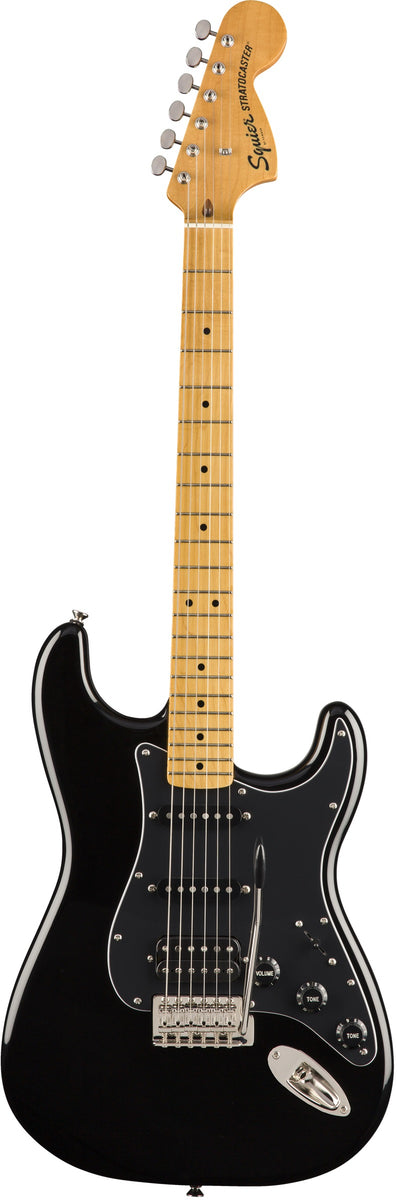 Squier Classic Vibe 70s Stratocaster Electric Guitar HSS MN BLK — 2