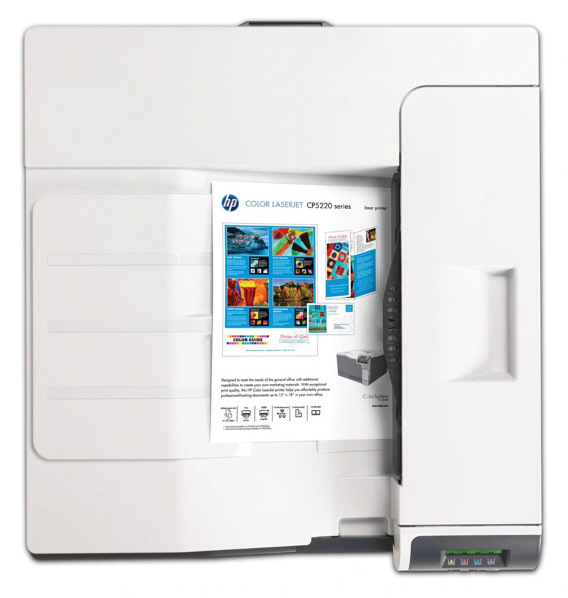 HP CLJ CP5225n professional color laser printer — 2