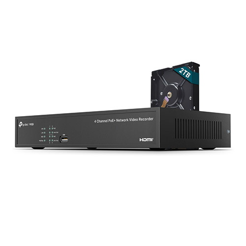 TP-Link VIGI NVR1004H-4P Video Recorder — 2