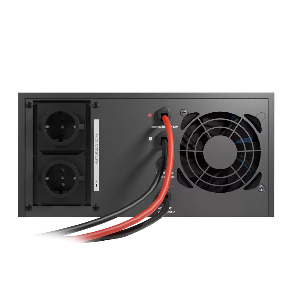Источник бесперебойного питания NJOY Aira 600 GE6512FF, 600 ВА, 500W — 3