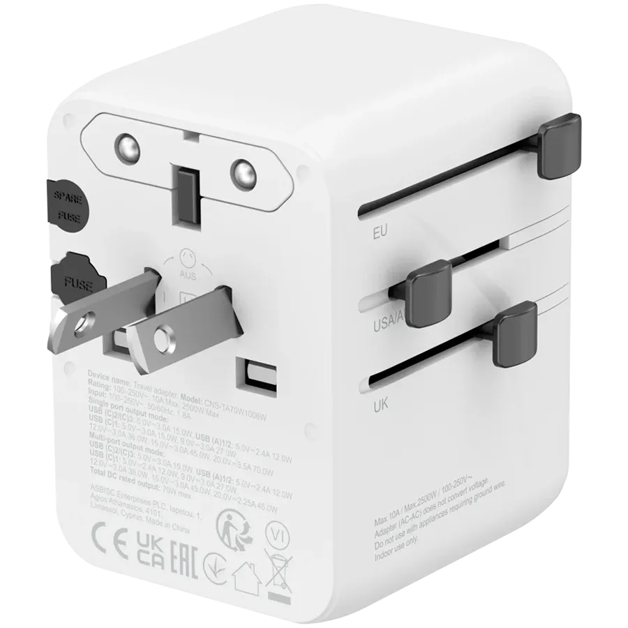 CANYON Power Adapter OnTour 70 5*USB USB-C 3*USB Type C 70W — 4