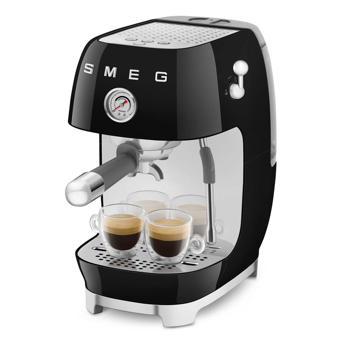 SMEG Manual espresso coffee machine with cold brew ECFO3BLUK — 4