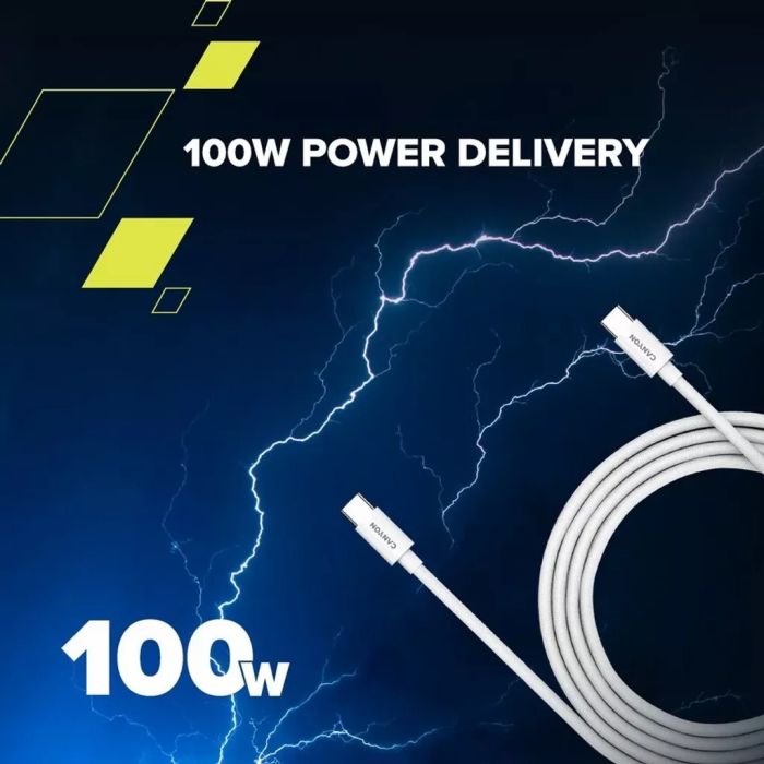 Canyon CND-CC100AB12W USB-C to USB-C 100W Braided Cable — 4