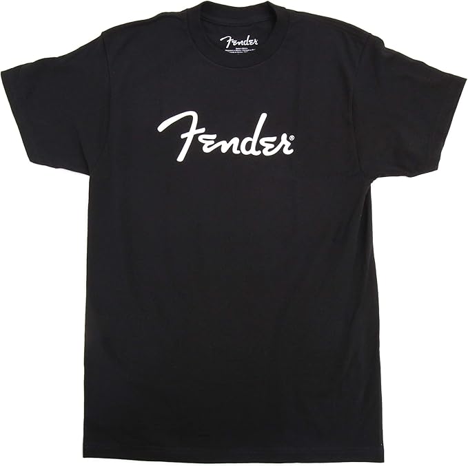 Fender Spaghetti Logo T blk S — 2