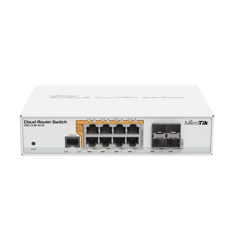 Gbt. LAN Router MikroTik CRS112-8P-4S-IN — 2