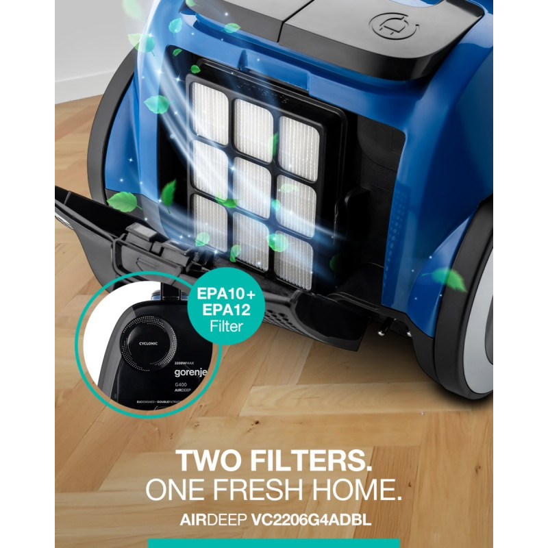 Vacuum cleaner GORENJE VC2206G4ADBL — 9