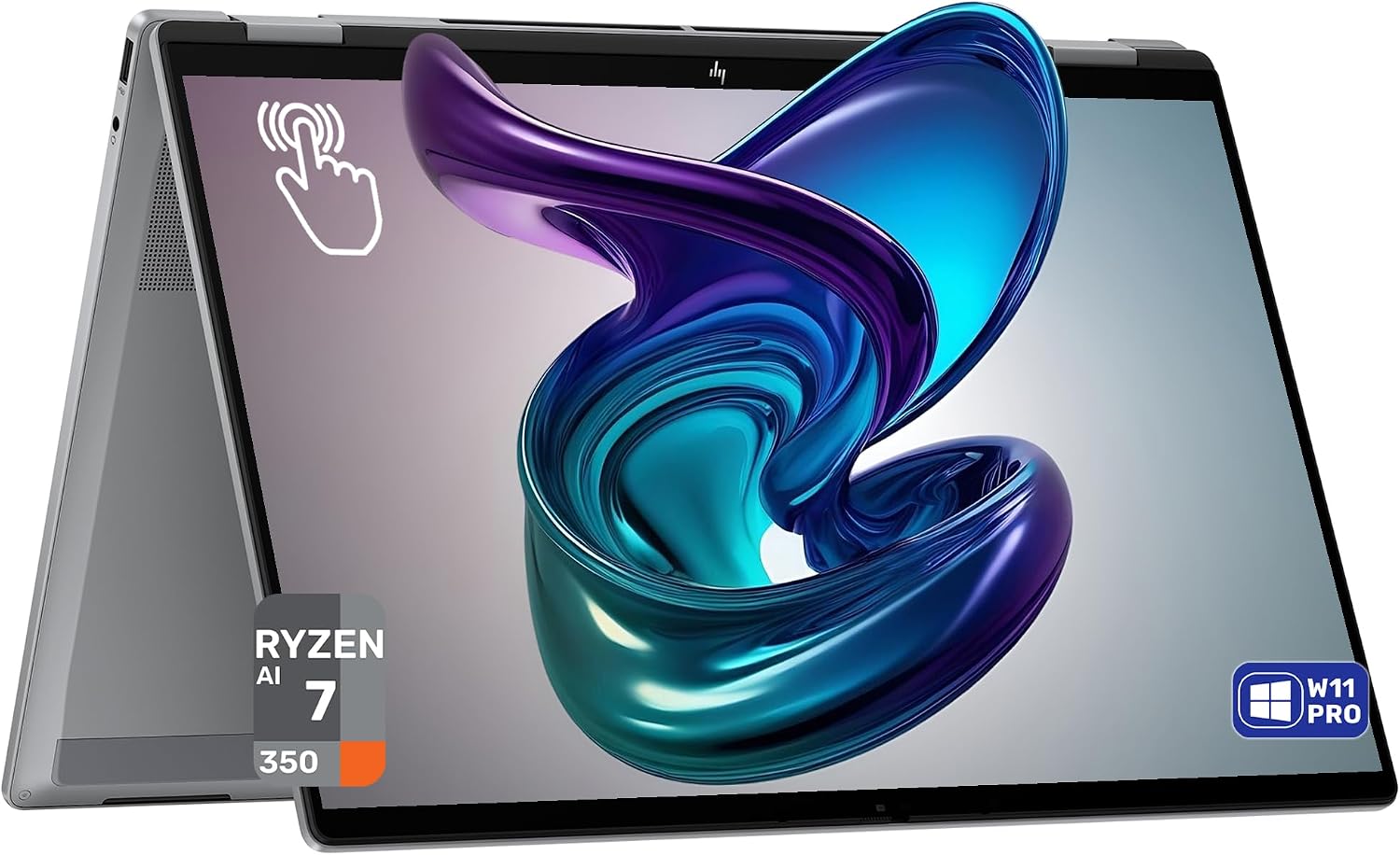 Laptop HP OmniBook X FlipNGAI 16 TouchScreen Ryzen AI 7-350 16ar-0033dx — 3