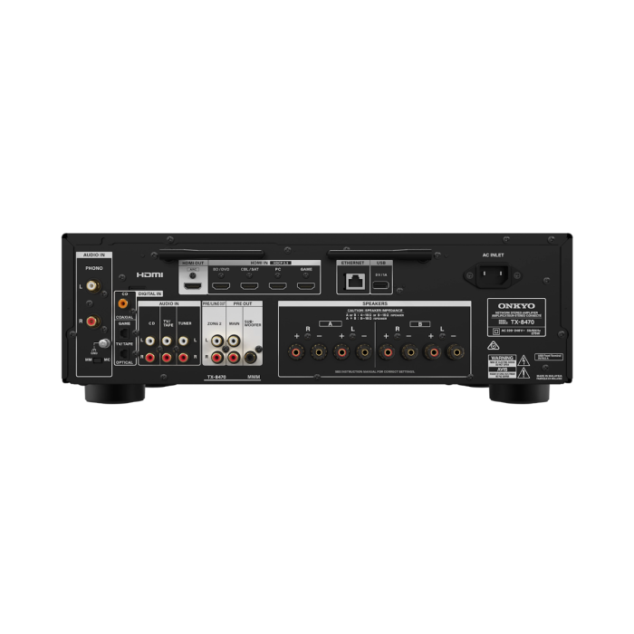 Onkyo TX-8470 Hi-Fi Network Stereo Receiver TX8470BMMP — 4
