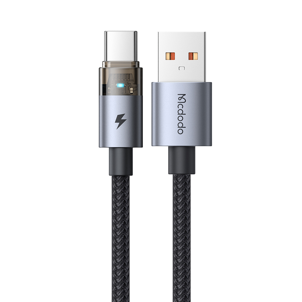 McDodo USB-A to USB-C Trsp Cable with Light CA-6890