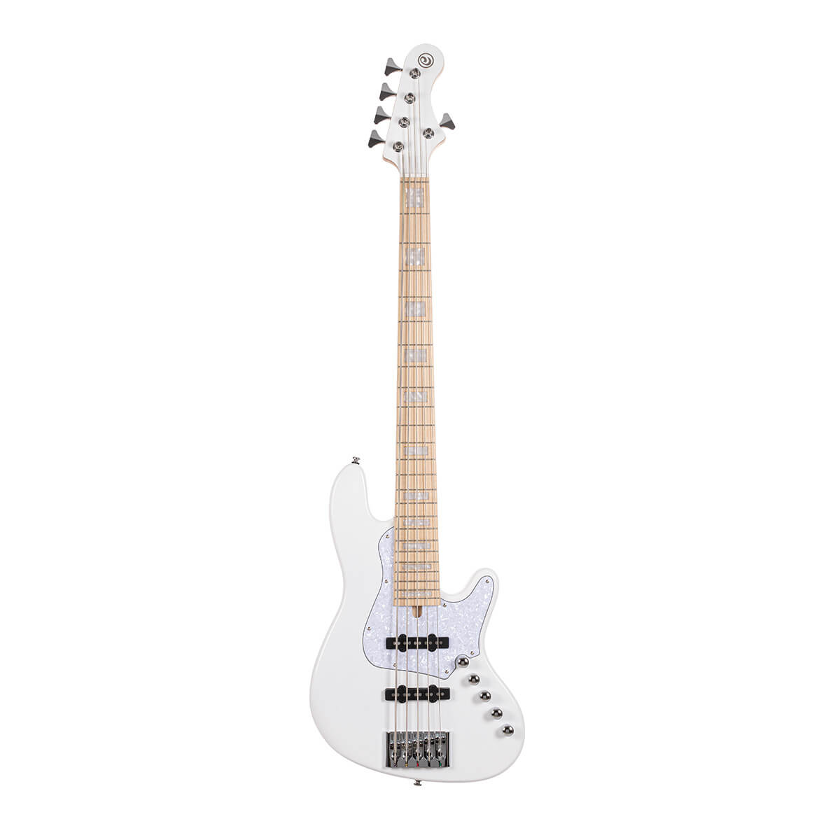 Cort NJS5 WHT W Case — 2