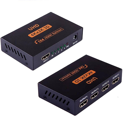 Bajeal HDMI 1.4 1080P 4 port Splitter EU Plug — 4