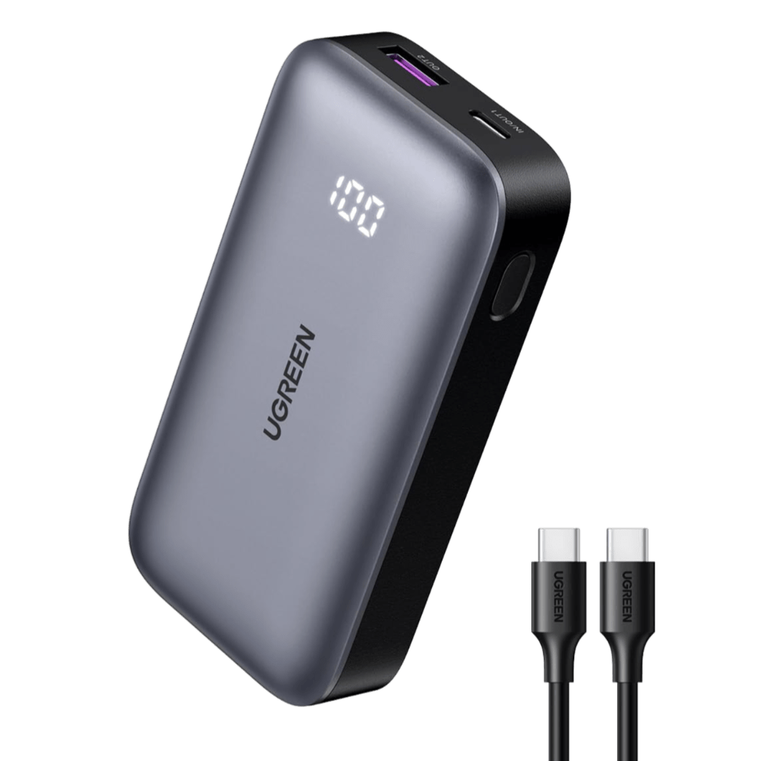 UGREEN Nexode 10000mAh Two-way Fast Charging Power Bank 25185 Power Bank 1C1A 30W — 2