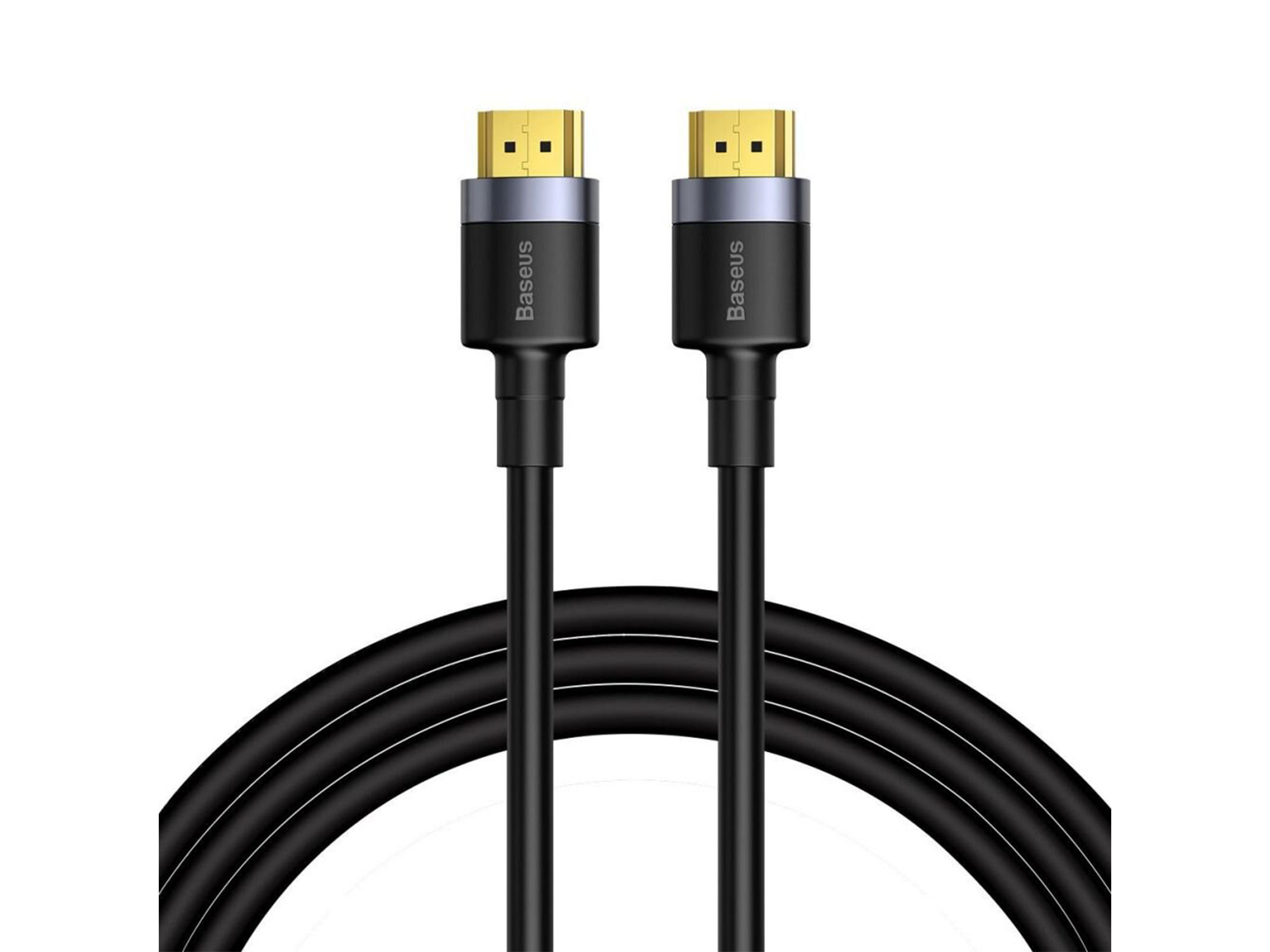 BASEUS HORIZONTAL 4KHDMI MALE TO 4K HDMI MALE 1M CADKLF-E01 BK