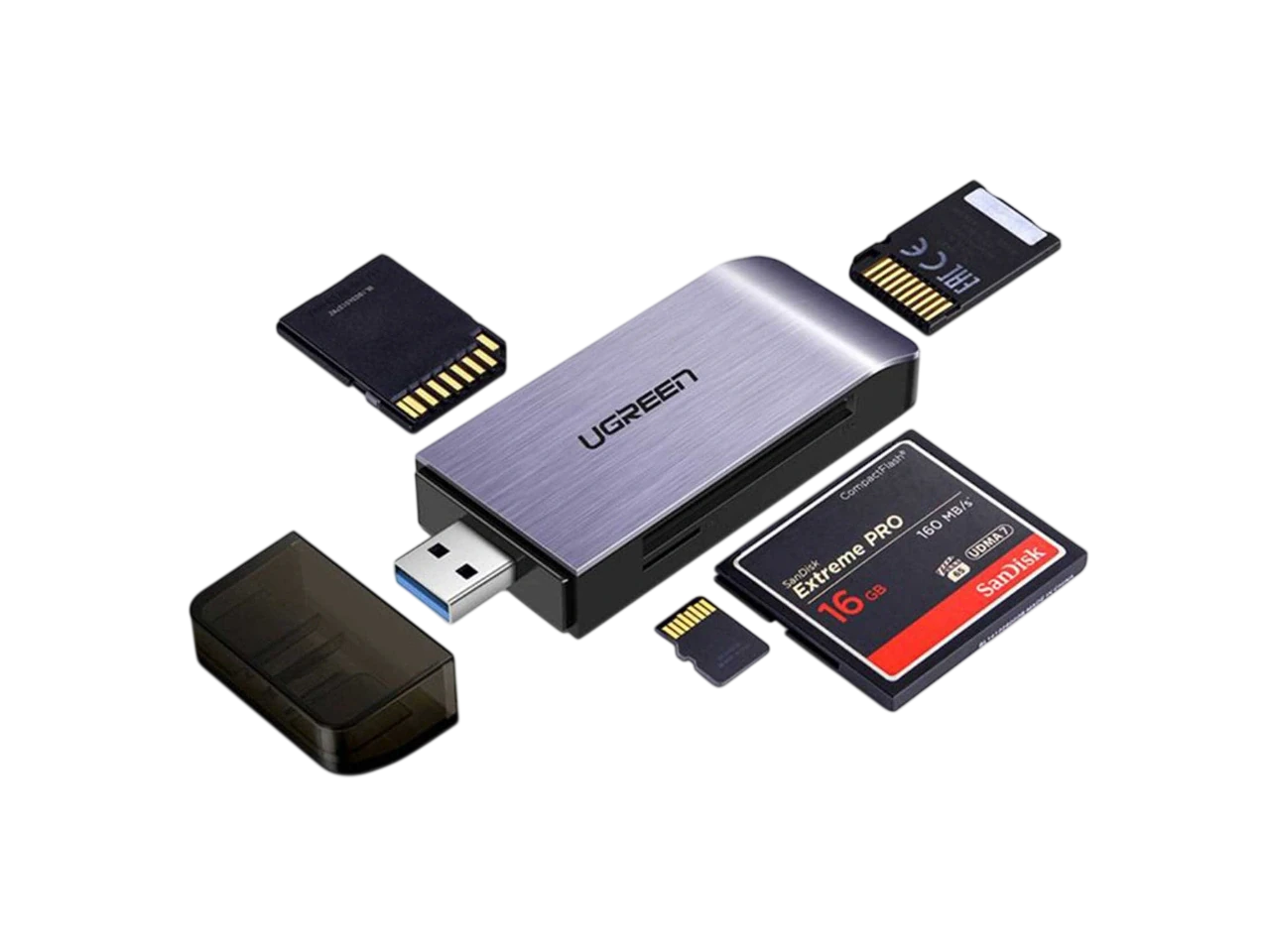 UGreen 2-in-1 USB OTG Card Reader 50541 — 2