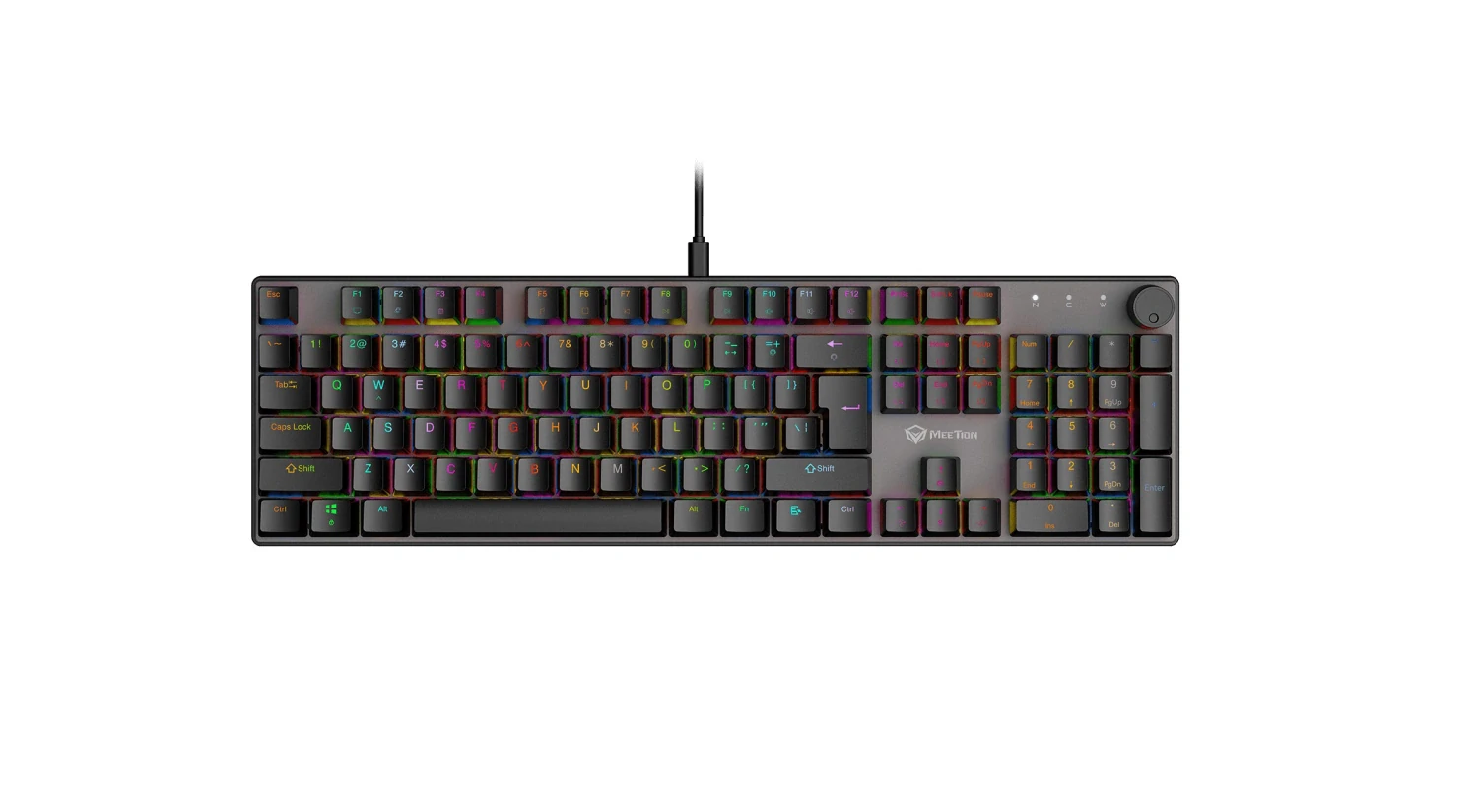 MeeTion Wireless RGB Mechanical Keyboard PRO MK009