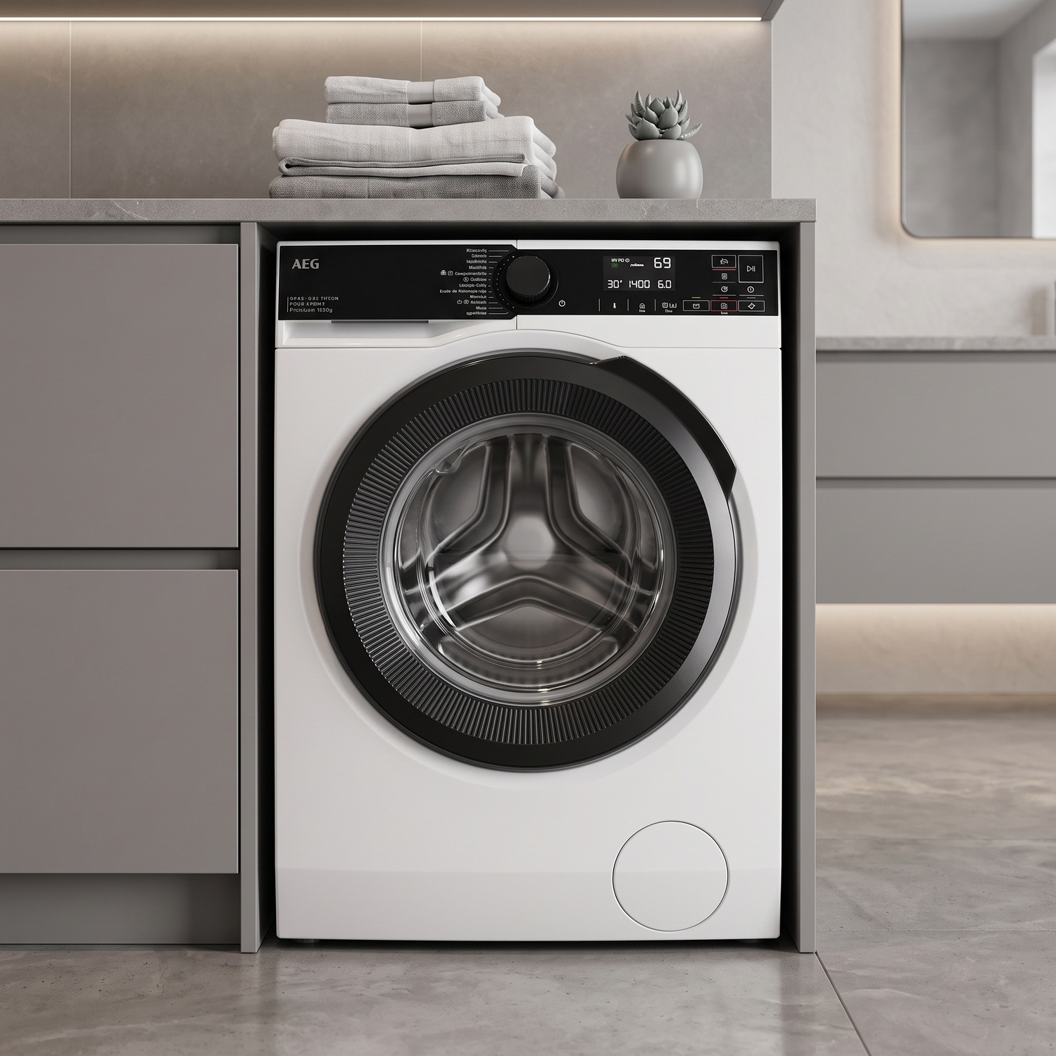 Washer dryer AEG LWR73044BE — 2