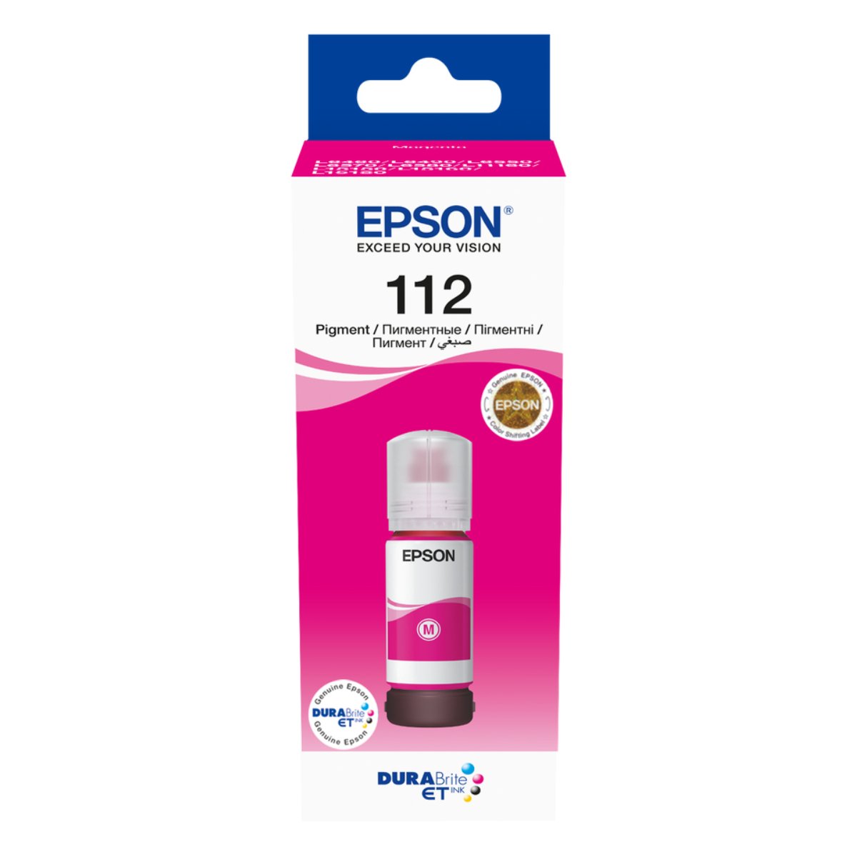 Epson 112 EcoTank ink bottle L11160 L15150 L15160 L15180 L6490 L6550 L6570 L6580