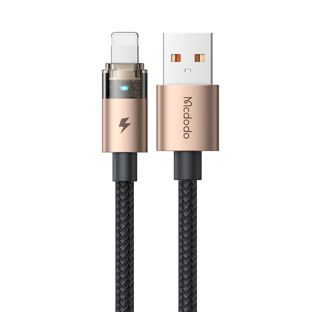 McDodo Lightning Trsp Cable with Light desert CA-6911