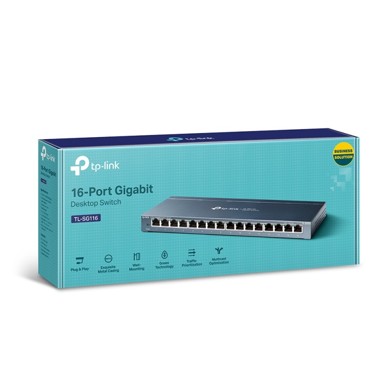 Gigabit Switch TP-Link TL-SG116E 16port — 2