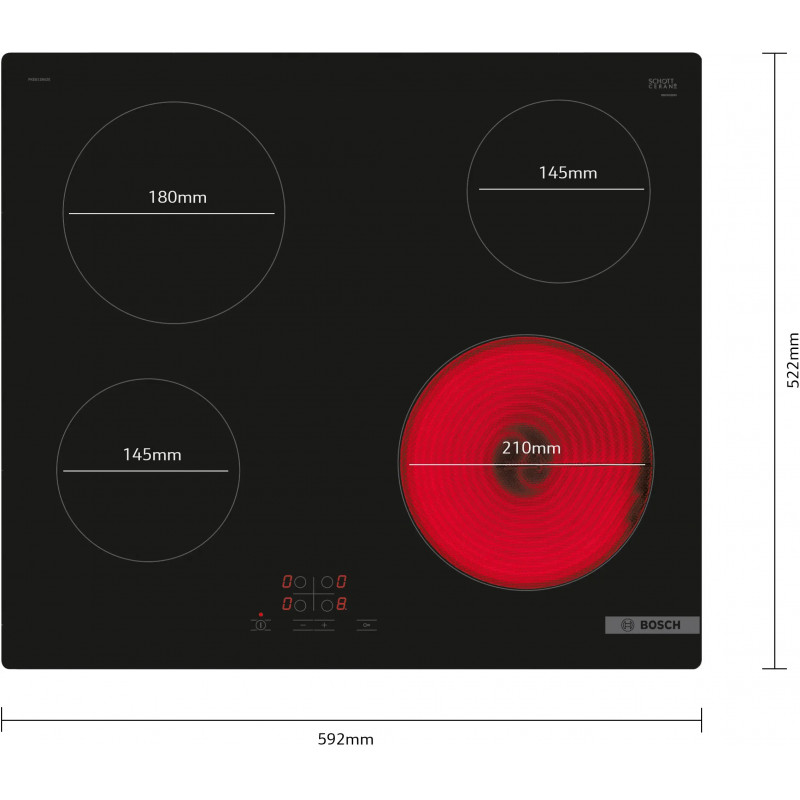 PKE611BA2E Built-in Electric Hob — 8