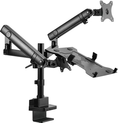 Gembird MA-DA3-02 One Monitor+ Laptop VESA Arm stand for monitor laptop — 4