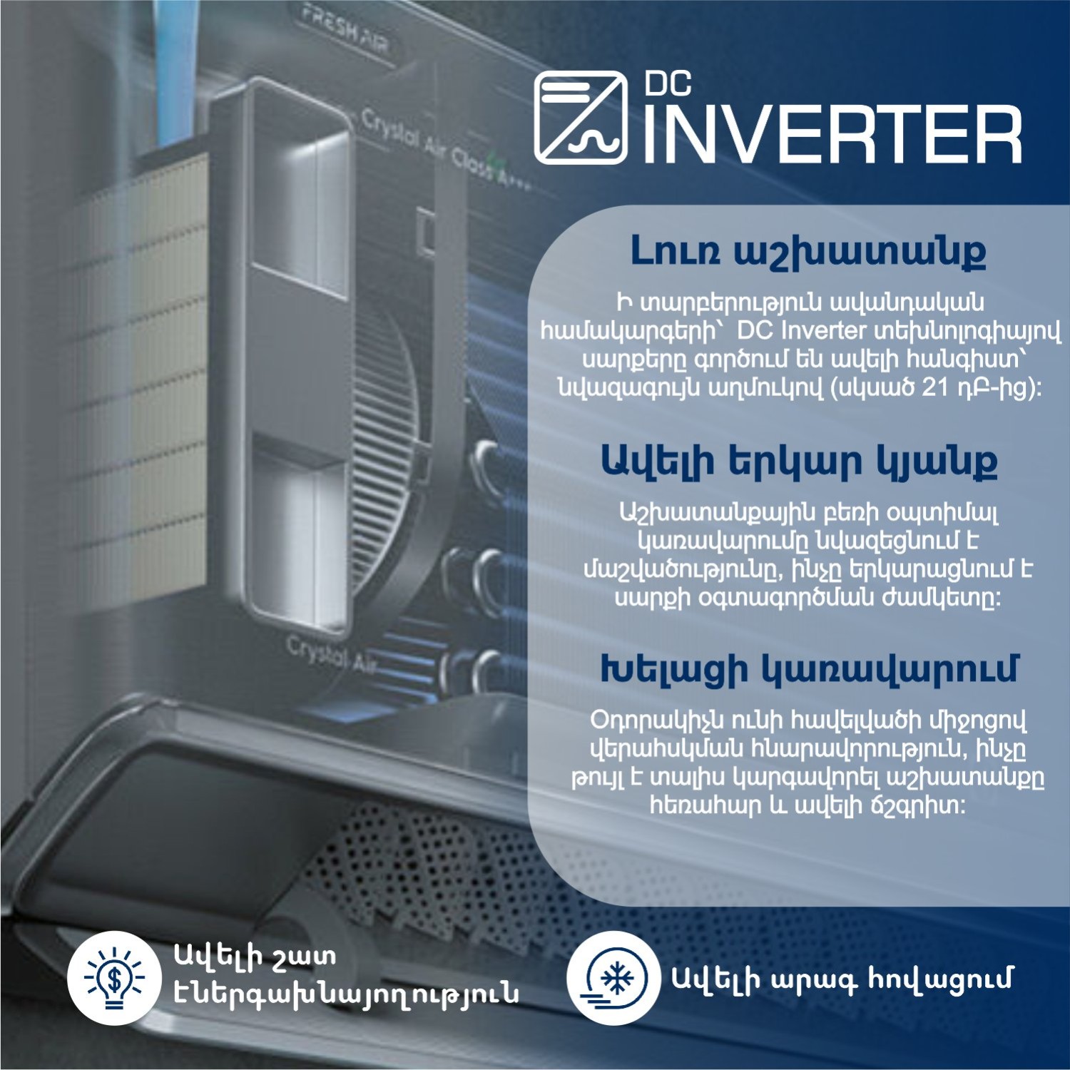 Air conditioner Electrolux CRYSTAL AIR EACS I-13HFA N8 — 2