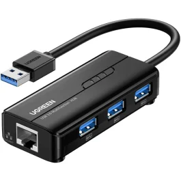 UGREEN USB 3.0 Hub with Gigabit Ethernet Adapter 20265 — 2