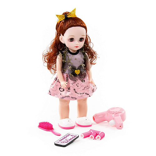 Doll Veronica 37 cm in a beauty salon with accessories 6 elements — 3