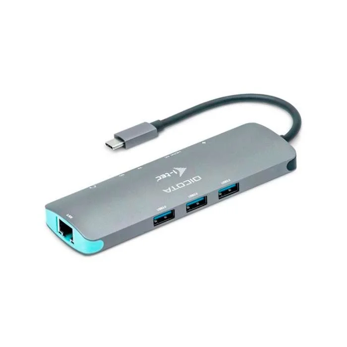 Dicota USB-C Portable 81 Docking Station D31954 — 2