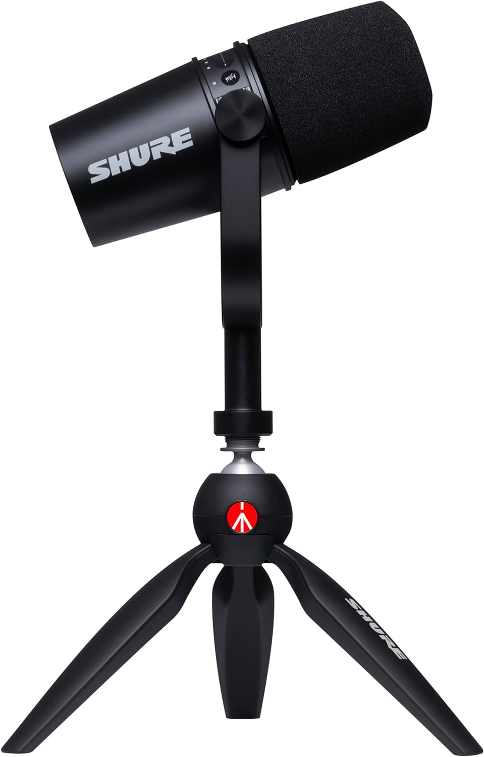 SHURE MV7-K-BNDL XLR USB SPEECH MICROPHONE +STAND — 2