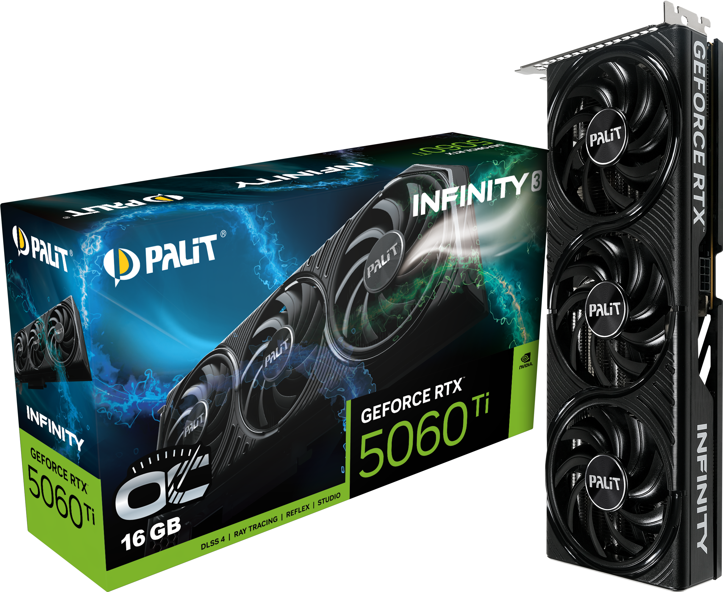 Graphics card Palit RTX 5060Ti Infinity GDDR7 128bit — 4