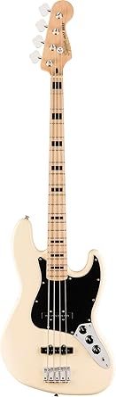 Squier Affinity Active Jazz Bass Maple Fingerboard Pickguard Olympic — 2