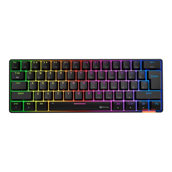 Keyboard MEETION 60% Layout Dual-Mode Wired+BT Gaming RU MT MT-MK005BT — 2