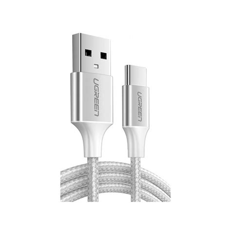 UGreen USB 2.0 Type A - USB-C Nickel Plating Aluminium Braided Cable 60133 — 5