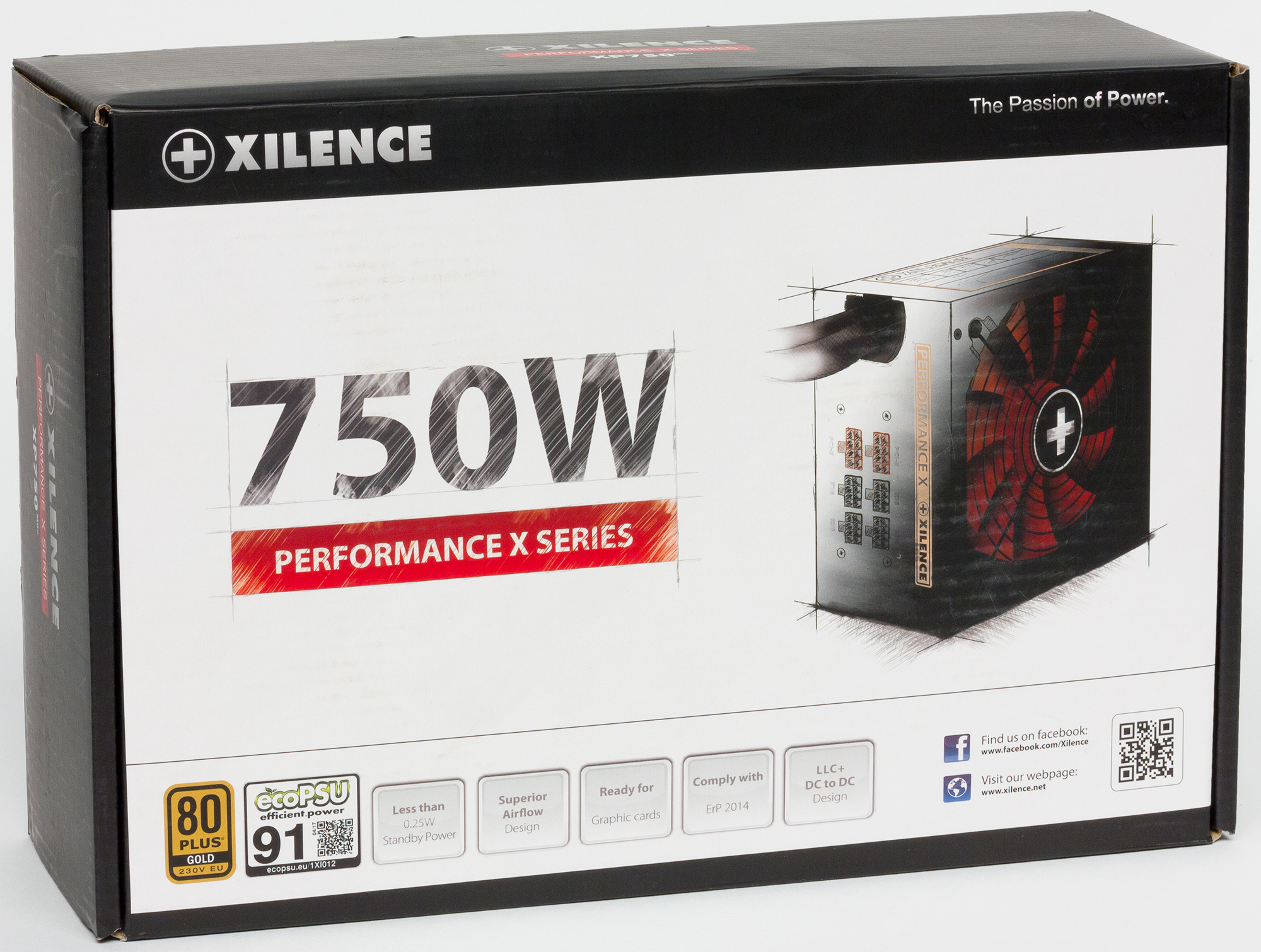 Power supply XILENCE XP750MR9 Modular 80+ GoldFull Modular — 2