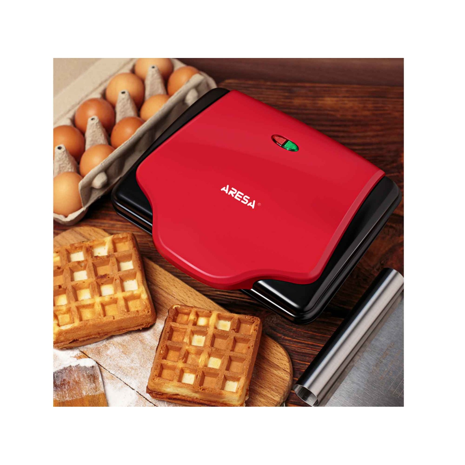Sandwich and waffle maker ARESA AR-2801 — 6