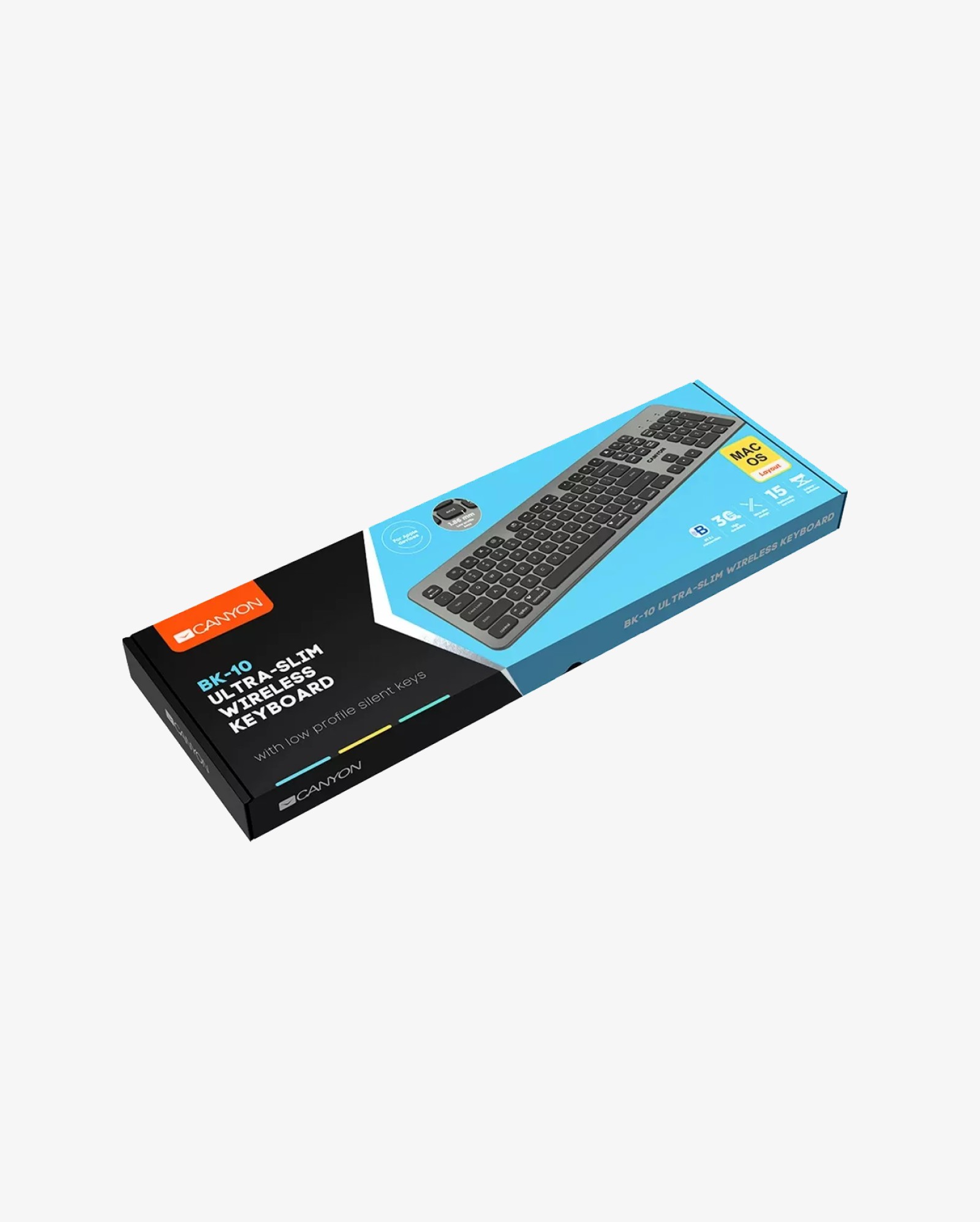 Клавиатура Canyon CND-HBTK10-US Bluetooth Mac — 3