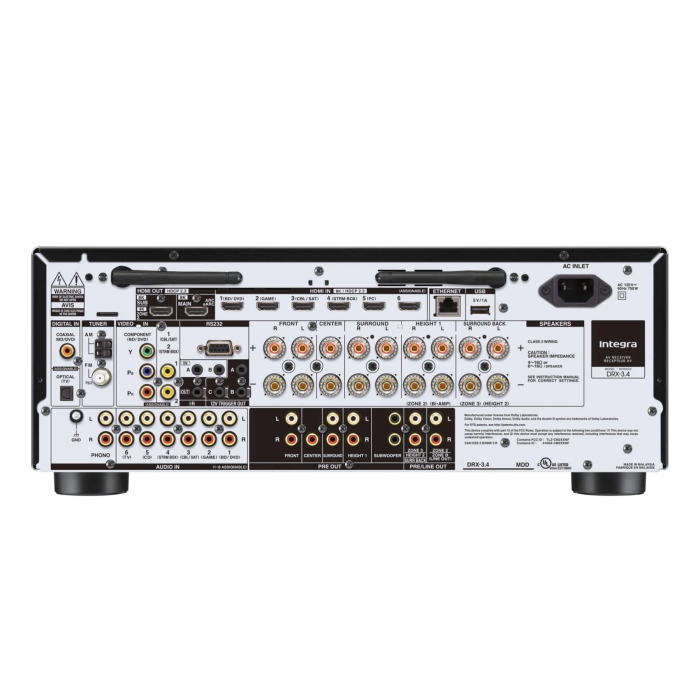 Integra DRX-3.4 9.2-Channel Network AV Receiver DRX3.4M2BMMA — 4