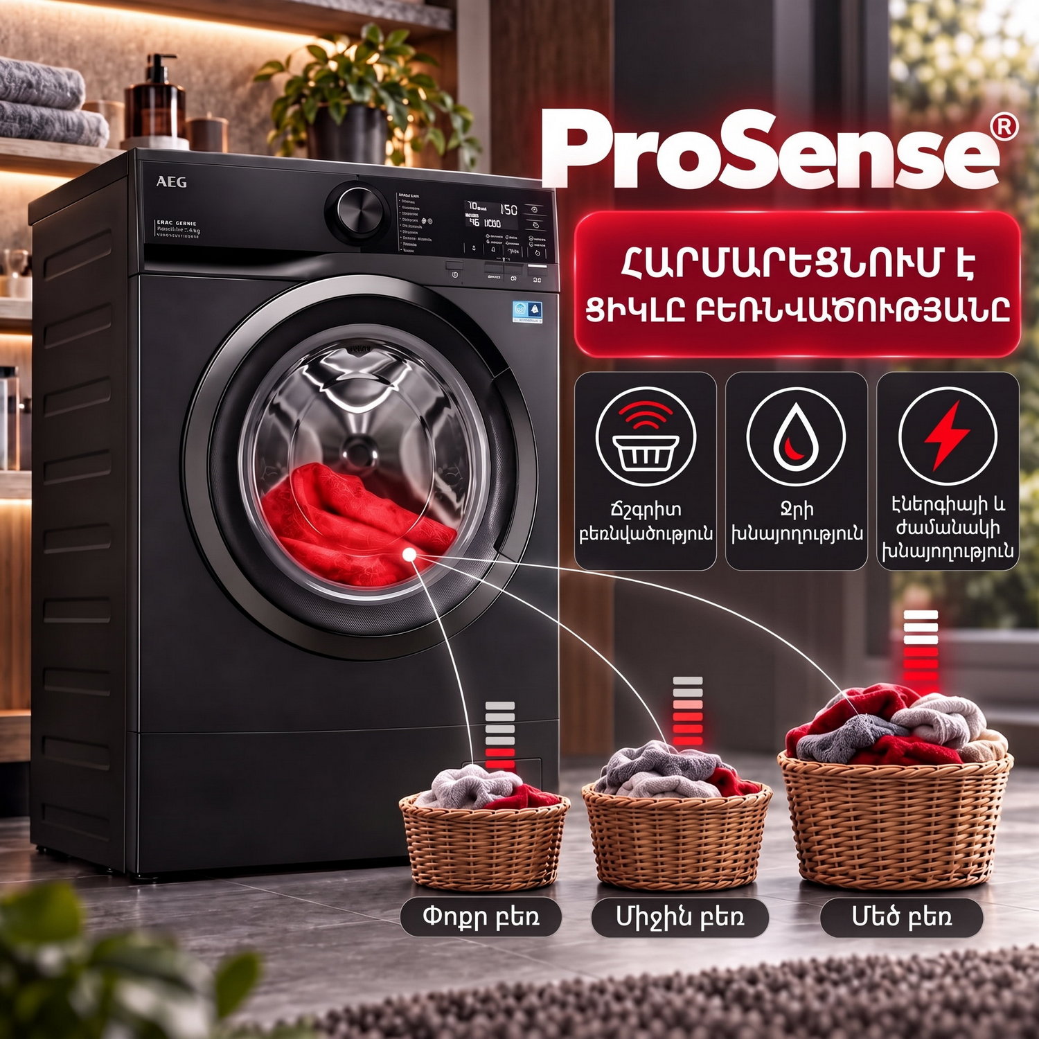 Washing machine AEG LSR6E47DXE — 3
