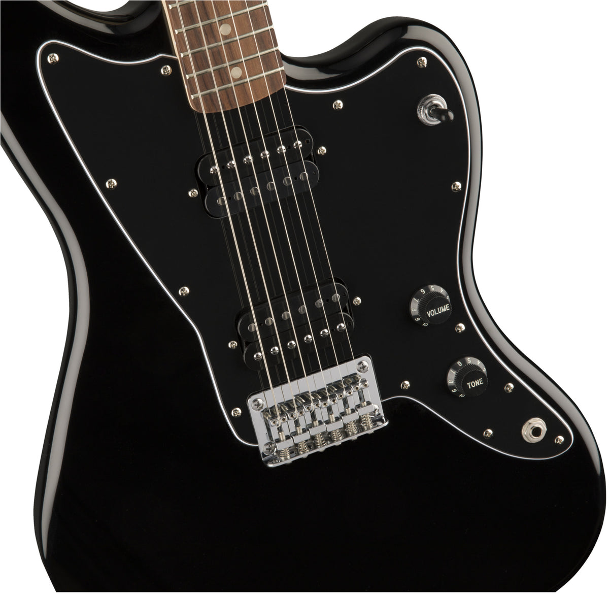 Squier Affinity Jazzmaster Electric Guitar HH LRL BLK — 3