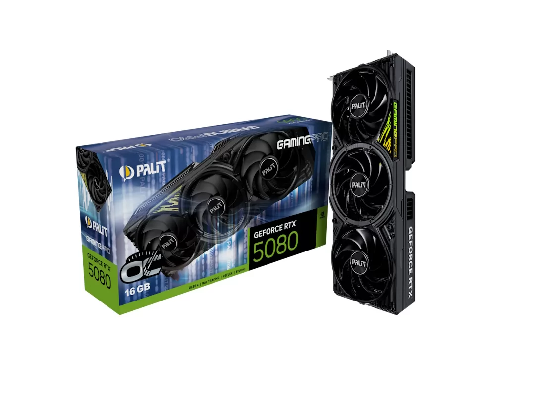 Видеокарта Palit GAMINGPRO OC GDDR7 NE75080S19T2-GB2031A — 3