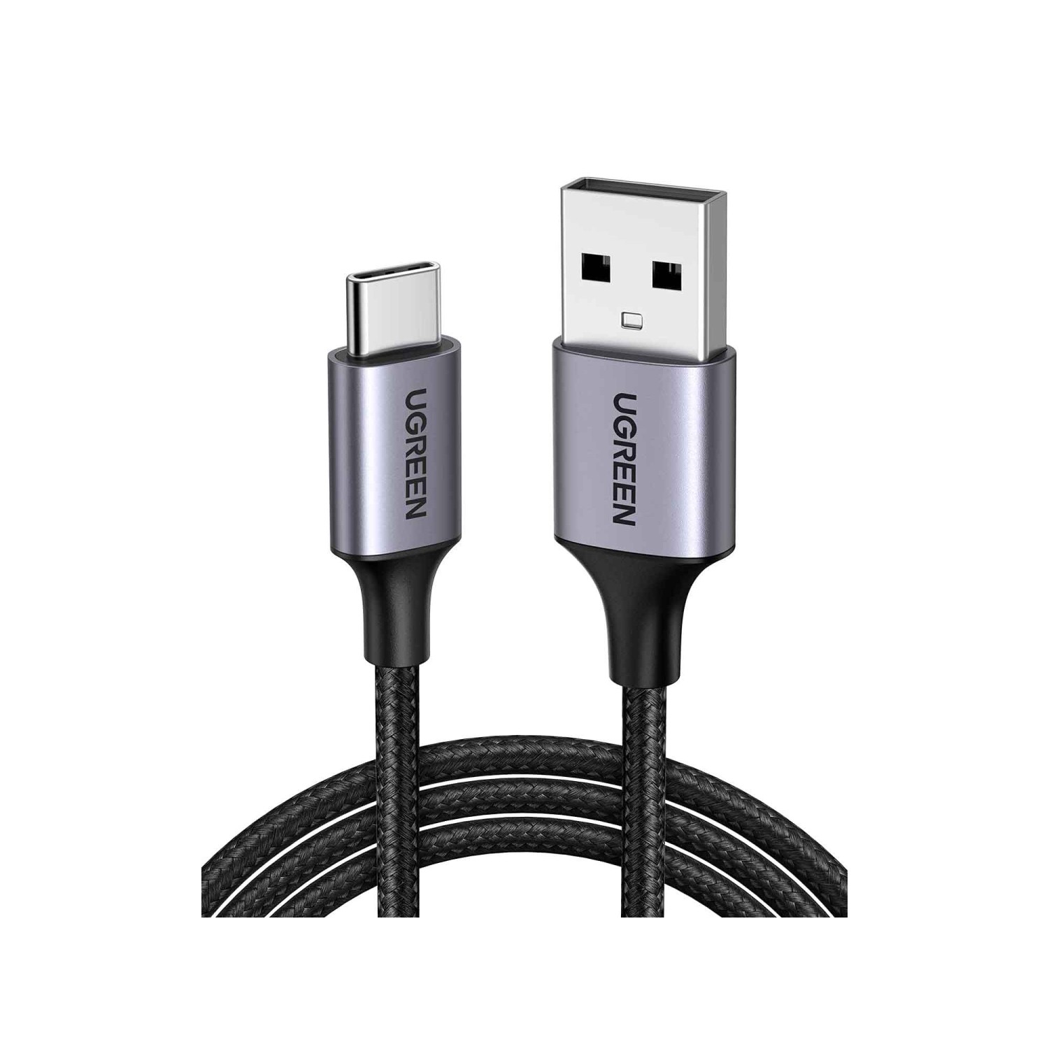 Cable UGREEN USB-A to Type-C nickel plating BK 60128 — 2
