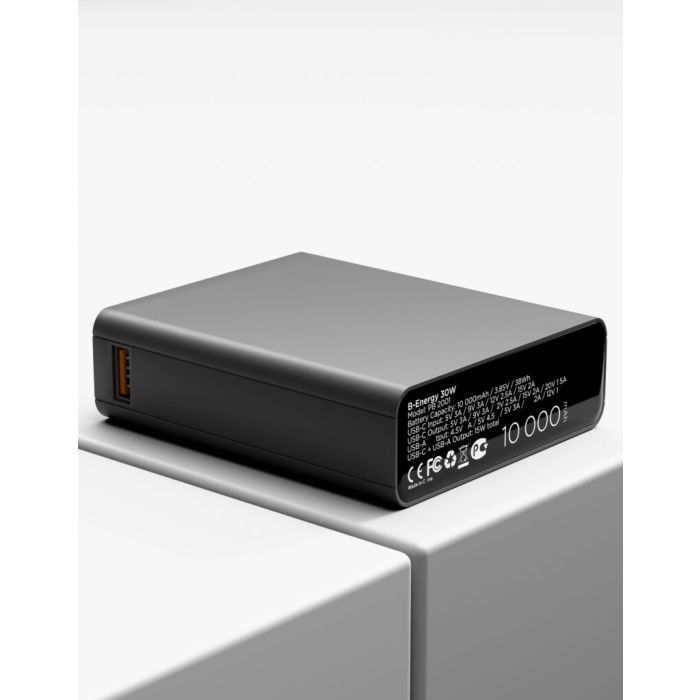 VLP B-Energy 10000 mAh 30W USB-C USB-A Steel 1042005 — 2