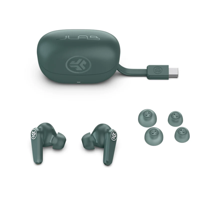 JLab Go Pods ANC True Wireless Earbuds IEUEBGOPODSRSGE124 — 4