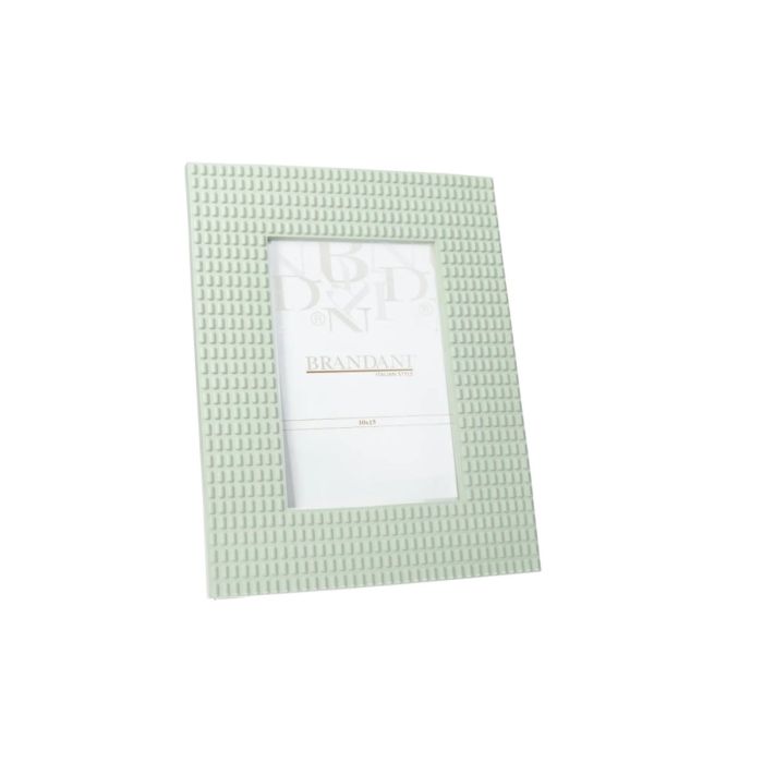 Brandani 59220 Lingotto Aquamarine polyresin photo frame 10x15sm — 2