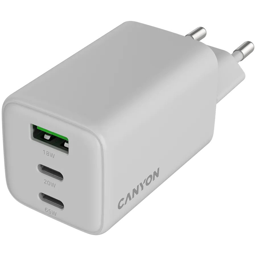 CANYON Power Adapter 3*USB USB-C 2*USB Type C 65W — 4